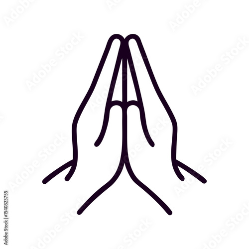 Praying hands symbolizing gratitude and reflection for Thanksgiving  
