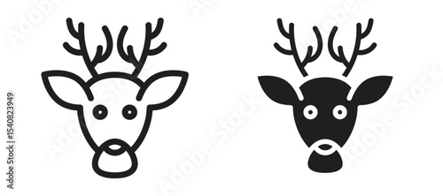 Deer rudolph icon