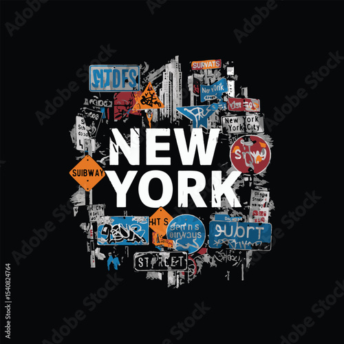 New York fashion for t shirt
