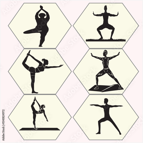 yoga vector set two