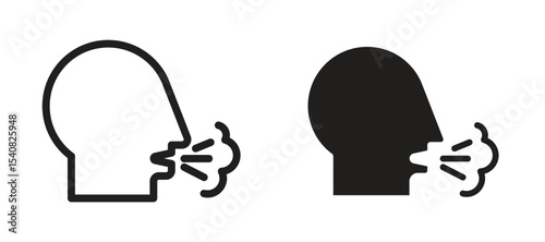 Cough icon icon