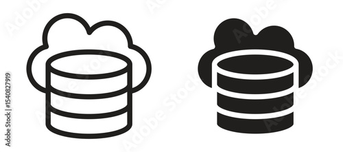 Cloud server icon