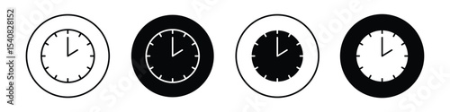 Clock two icon