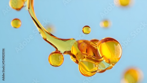 Illustration of molecular structure of biotin vitamin B7. Role in keratin synthesis, hair growth and health. Nutrient support, impact on protein metabolism, supplement utilization, enzyme production.