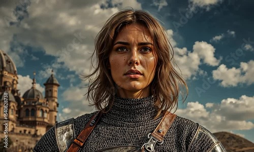 Portrait of Joan of Arc, Holy Warrior Maiden
