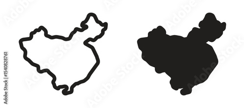 China map icon