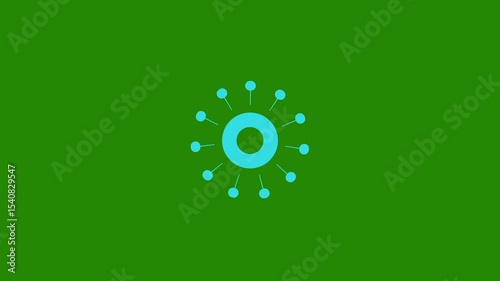 Circle Burst fireworks animation combining sharp ring and line explosions and pulsing light waves. Easily integrate it into your video with green screen transparency for maximum creative flexibility. 
