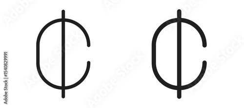 Cedi sign
