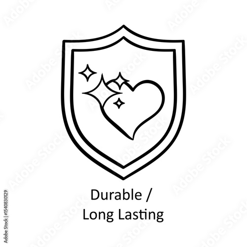 Durable / Long Lasting – Shield Representing Trusted Quality
