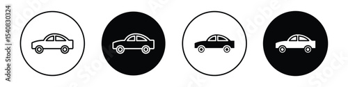 Car side view icon