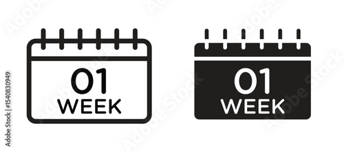 Calendar week icon