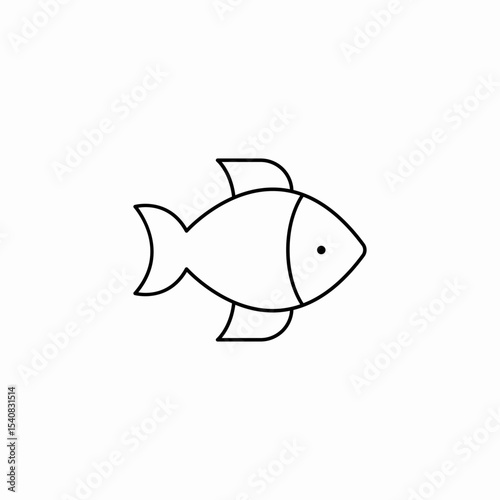 fish seas icon sign vector