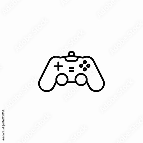 game console icon sign vector