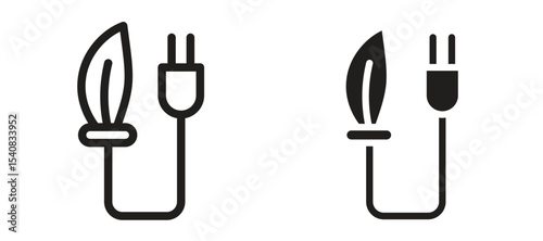 Biomass energy icon