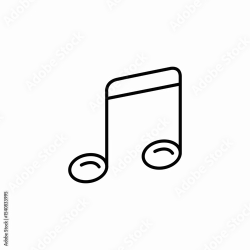 music note icon sign vector