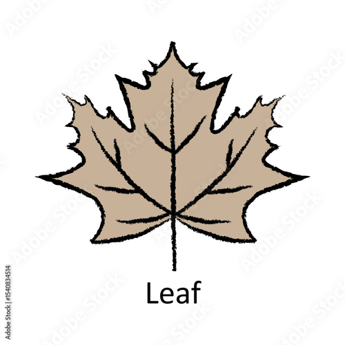 Leaf – Leaf Symbol Representing Natural Origin and Eco Values