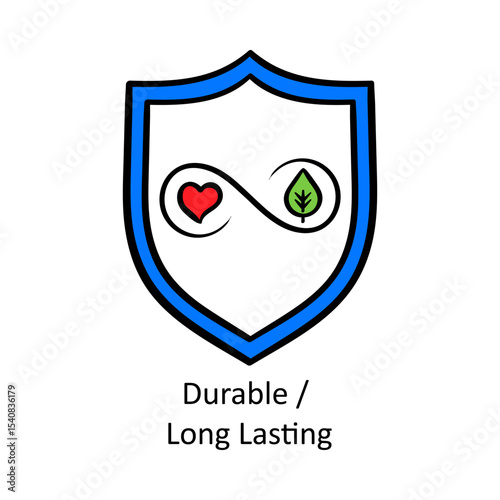 Durable / Long Lasting – Shield Representing Longevity and Quality