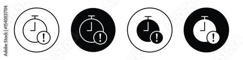 Alarm exclamation icon