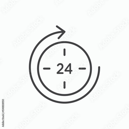 24 hrs icon