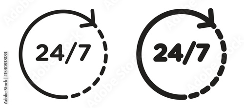24 7 icon