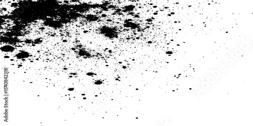 grunge dust texture on a clean white background, scattered particles, scratches, distressed and vintage look, soft shadows, subtle noise, realistic dust and dirt speckles, monochrome.