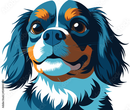 Cavalier King Charles Spaniel vector 