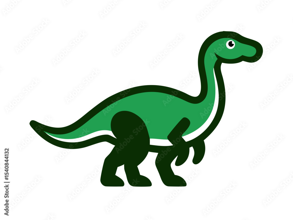 Fototapeta premium Dinosaur logo Set