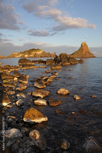 Cyclops stacks in Aci Trezza, Sicily, Italy