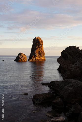 Cyclops stacks in Aci Trezza, Sicily, Italy