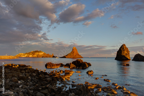 Cyclops stacks in Aci Trezza, Sicily, Italy