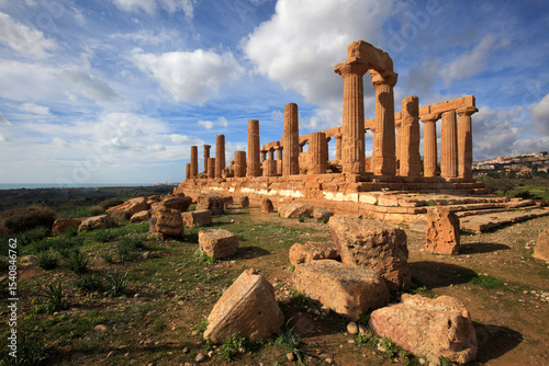 Temple of Juno at Valley of the Temples, Agrigento, Sicily, Italy
