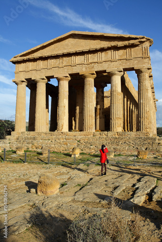 The Temple of Concordia at Valley of the Temples, Agrigento, Sicily, Italy