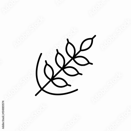 wheat barn icon sign vector