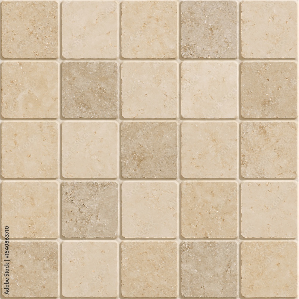 Naklejka premium Stone Tiles Flatlay with Natural Color Variations