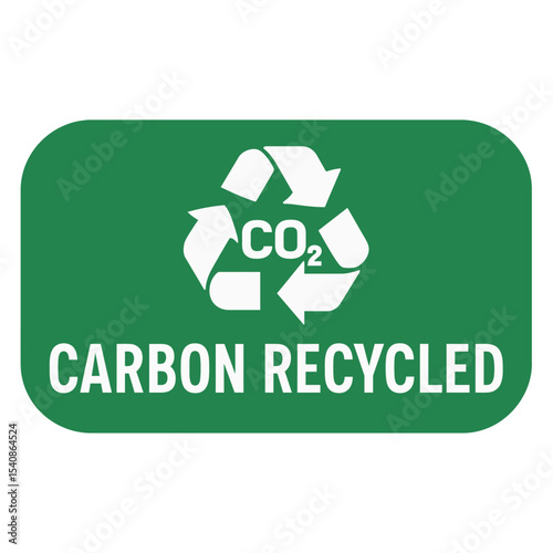 Vector icon shows recyclable products, green planet, emission reduction, renewable energy, carbon absorbing, eco battery, clean technology, think green, low carbon city, net zero