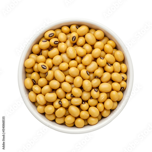 Wallpaper Mural Yellow Soybeans in a White Bowl Torontodigital.ca