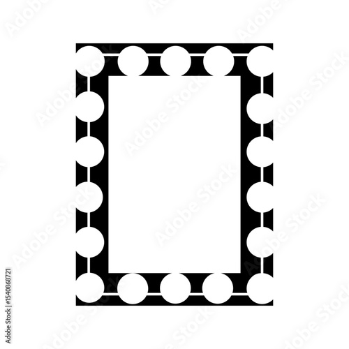 Mirror icon vector t. wall mirror illustration sign. Fashion symbol. Wardrobe logo.