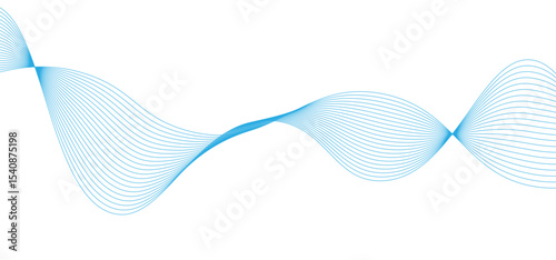 Abstract colorful wave lines flowing smoothly on a light background, vibrant gradient colors like blue, purple, pink, and orange, smooth curves and layered transparency, fluid motion effect.