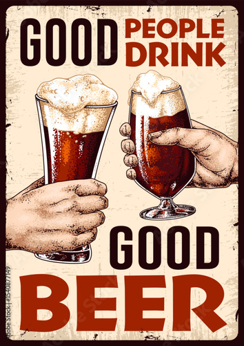 Good people enjoy good beer together at a bar