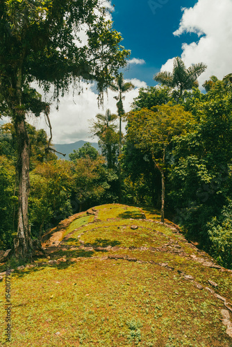 Natural landscapes in the Lost City in Tayrona National Park. Santa Marta Magdalena, Colombia.