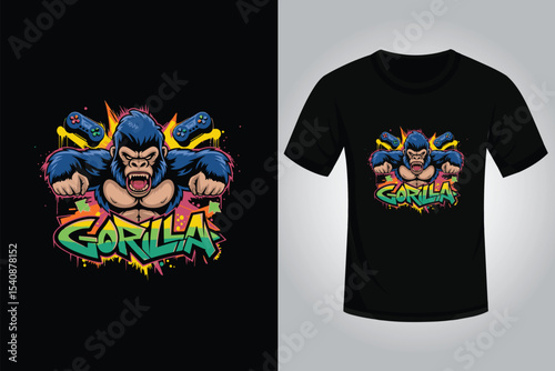 Gaming  T-Shirt Graphic for Video Game Lovers