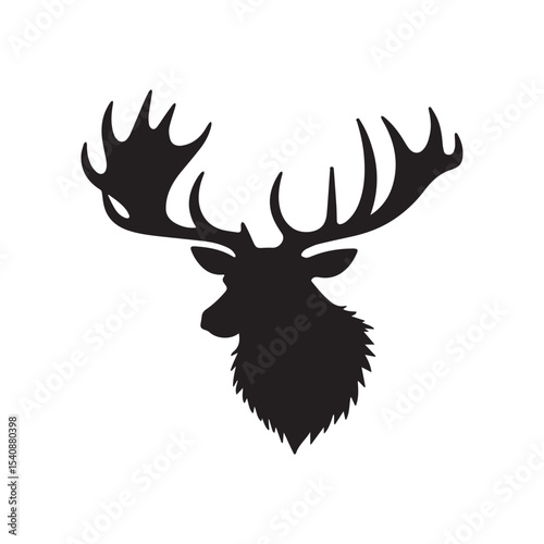 deer head vector