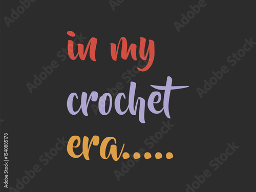 Crochet era retro tee design celebrate your hook life in style 