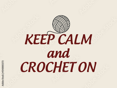 Keep calm and crochet on t shirt funny yarn lover gift for crocheters