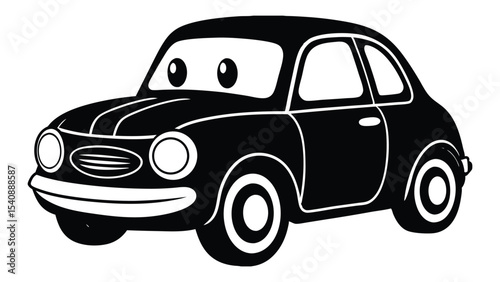 Adorable Classic Car Illustration Vintage Vehicle Design