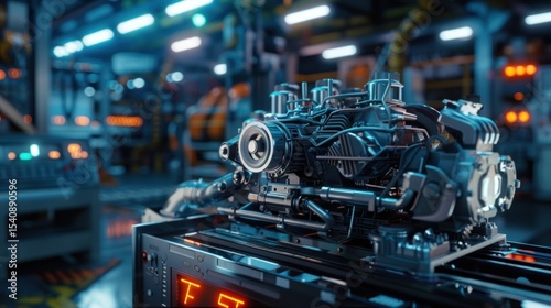 Wallpaper Mural Engine manufacturing facility Torontodigital.ca