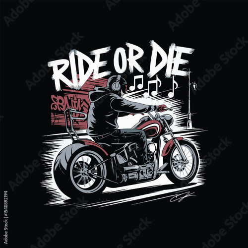biker shirt design