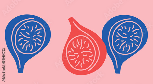 Abstract appetizing Vegetables collection. Decorative abstract horizontal banner with colorful doodles. Hand-drawn modern illustrations with Vegetables, abstract elements. Cucumber, peas, pepper.	
