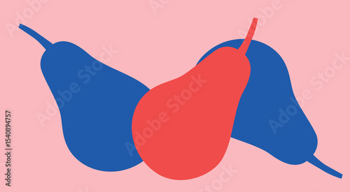 Abstract appetizing Vegetables collection. Decorative abstract horizontal banner with colorful doodles. Hand-drawn modern illustrations with Vegetables, abstract elements. Cucumber, peas, pepper.	
