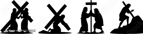Jesus Carrying Cross Stations Of The Cross Religious Pilgrimage